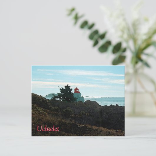 Amphitrat Lighthouse Postkarte - Ucluelet (Stehend Vorderseite)