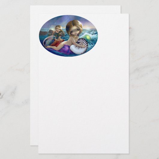 "Amphitrite" Briefpapier (Vorne/Hinten)