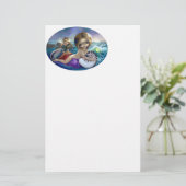 "Amphitrite" Briefpapier (Stehend Vorderseite)