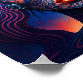 Amphitrite - Göttin der Wassermauer Kunstdruckerei Poster (Ecke)