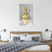 Amphora mit Griffen in Form von Drachen Leinwanddruck (Insitu (Schlafzimmer))