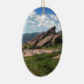 Ampitheater Rote Felsen in Morrison Colorado Keramikornament (Rechts)