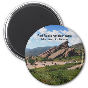Ampitheater Rote Felsen in Morrison Colorado Magnet