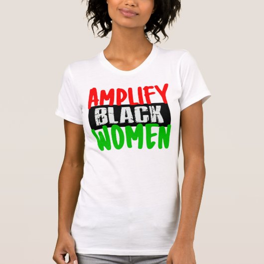 AMPLIFY BLACK FRAUEN T-Shirt (Vorderseite)