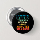 Ampu Warrior Bein Ampu Arm Ampu Bein Amputation Button (Vorne & Hinten)