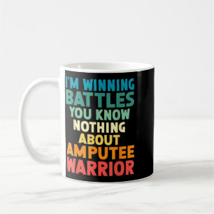 Ampu Warrior Bein Ampu Arm Ampu Beinamputation Kaffeetasse