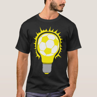 Ampulle Soccer Ballon Bulb Birne T-Shirt