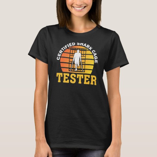 Amputation Certified Shark Cage Tester T-Shirt (Vorderseite)