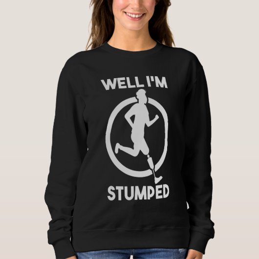 Amputation Operation Amputee Prothetisches Leg Nun Sweatshirt (Vorderseite)