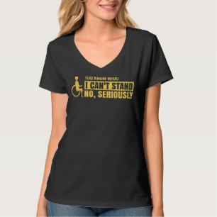 Amputation Prothetisches Leg Ich kann JO nicht aus T-Shirt