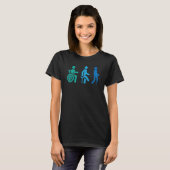 Amputation Rollstuhl Mit Behinderung Amputee T-Shirt (Vorne ganz)