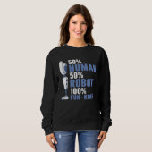 Amputationsüberlebender für Beinprothese Sweatshirt (Vorne ganz)