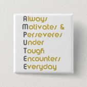 Amputee A.M.U.T.E. Button (Vorderseite)