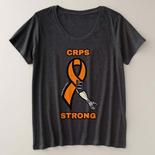 Amputee.. CRPS Große Größe T-Shirt (Design vorne)