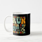 Amputee Fun Rollstuhl Racing Bysketbyll Handicap Kaffeetasse (Links)