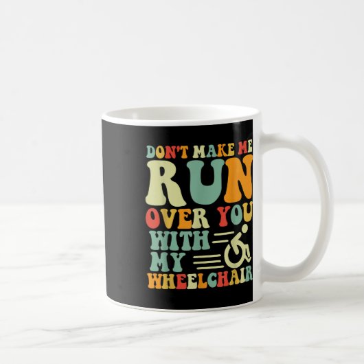 Amputee Fun Rollstuhl Racing Bysketbyll Handicap Kaffeetasse (Rechts)