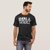 Amputee Handicap - Roll Model Funny Rollstuhl Amp T-Shirt (Vorne ganz)