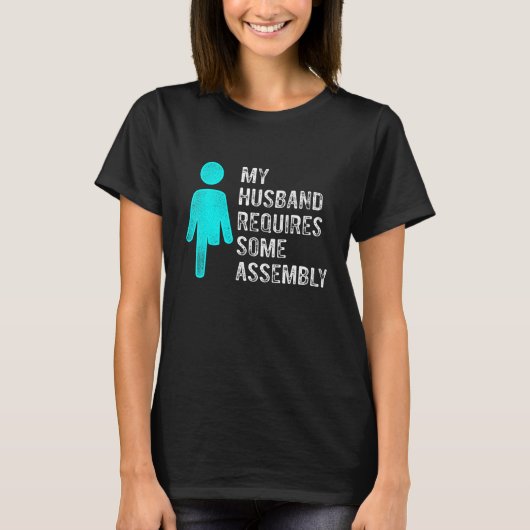 Amputee Humor Husband Assembly Leg Arm Recovery 2 T-Shirt (Vorderseite)
