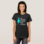 Amputee Humor Husband Assembly Leg Arm Recovery 2 T-Shirt (Vorne ganz)