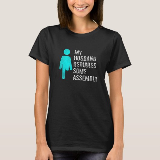 Amputee Humor Husband Assembly Leg Arm Recovery T-Shirt (Vorderseite)