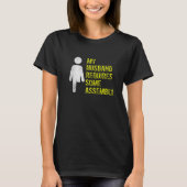 Amputee Humor Husband Assembly Leg Arm Recovery T-Shirt (Vorderseite)