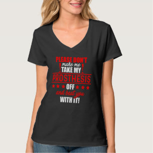 Amputee Spaß Beat Leg Arm Funny Erholung 1 T-Shirt