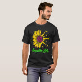 Amputee Spaß Blume Life Leg Arm Funny Erholung T-Shirt (Vorne ganz)