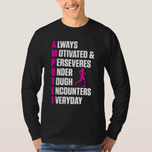 Amputee Spaß Definition Leg Arm Funny Erholung T-Shirt