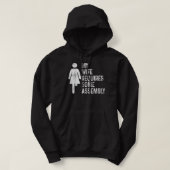 Amputee Spaß Ehefrau Zusammenbau Leine Arm Funny E Hoodie (Design vorne)