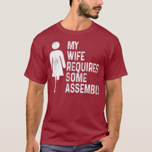 Amputee Spaß Ehefrau Zusammenbau Leinen Arm Funny  T-Shirt
