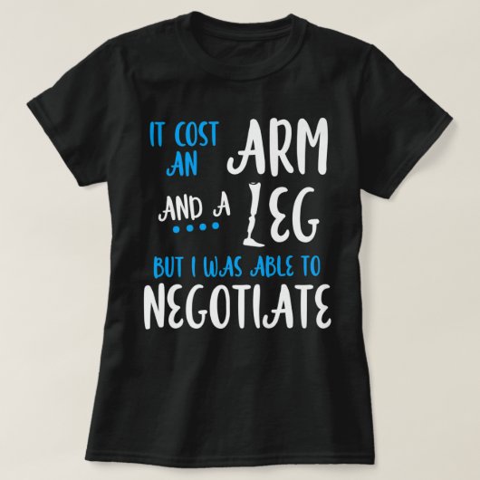 Amputee Spaß Leg Arm Funny Erholung Premium  T-Shirt (Design vorne)