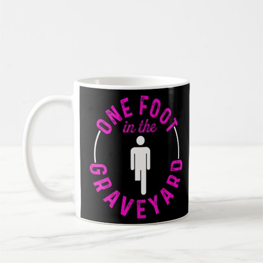 Amputee Spaß One Foot Leg Funny Erholung Kaffeetasse (Links)