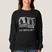 Amputee tee cool distressed US american flag vinta (Vorderseite)