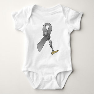 Amputierte Awareness Ribbon Baby Strampler