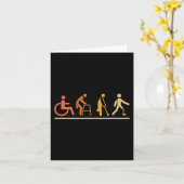 Amputierte Leg-Behinderung Evolution Prothetisches Karte (Gelbe Blume)