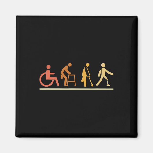 Amputierte Leg-Behinderung Evolution Prothetisches Magnet (Vorne)