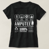 Amputierte Shirt Funny Multi Tasking Grafik Thema  (Design vorne)