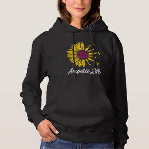 Amputierte Spaß Blume Leg Arm Erholung Hoodie