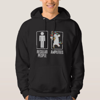 Amputierten-Humor-Einhorn-Bein-Arm-Lustige-Geschen Hoodie