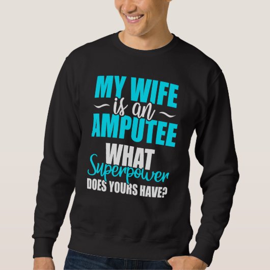 Amputierter Spaß-Arm-Erholung 5 Sweatshirt (Vorderseite)