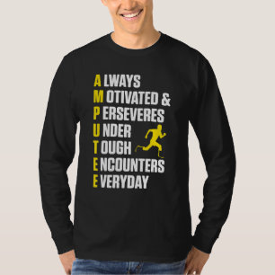 Amputierter Spaß Definition Leg Arm Funny Erholung T-Shirt
