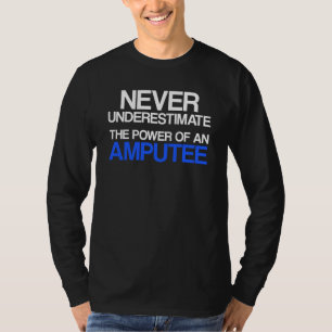 Amputierter Spaß Nie Leinen Arm Funny Erholung T-Shirt