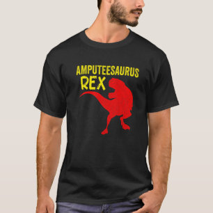 Amputierter Spaß Saurusrex Leg Arm Erholung 2 T-Shirt