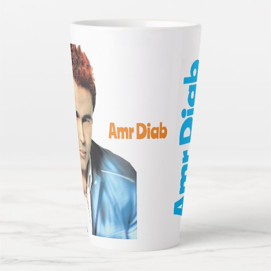 Amr Diab Milchtasse (Vorderseite)