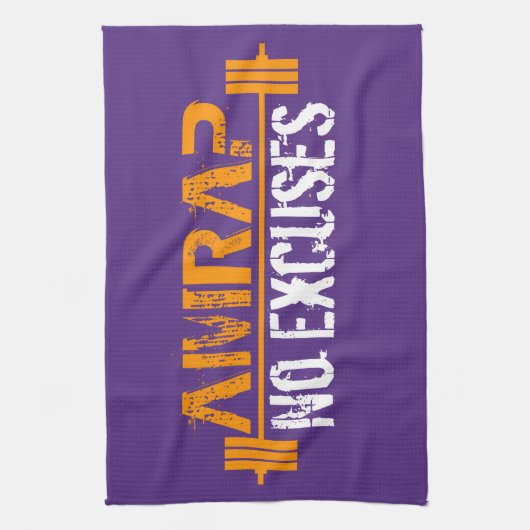 AMRAP - Herz über Verstand Geschirrtuch (Vertikal)