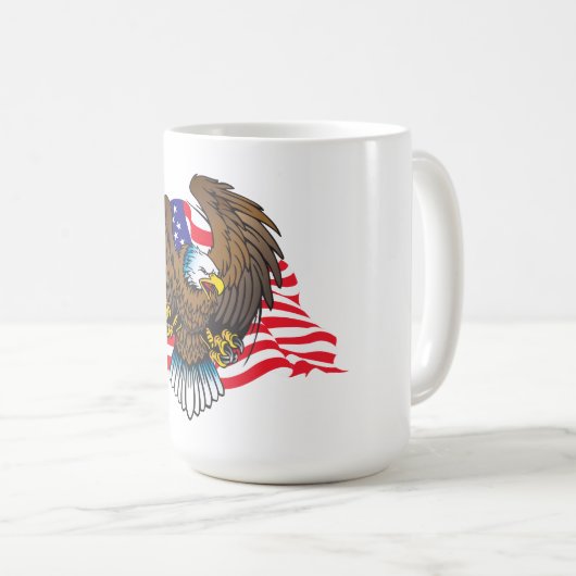 Amrican Bald Eagle Kaffeetasse (VorderseiteRechts)