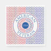 AMRICAN VETERAN Standard Luncheon Paper Napkins Serviette (Vorderseite)