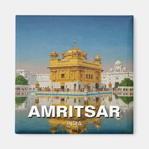 Amritsar Golden Tempel Indien Magnet
