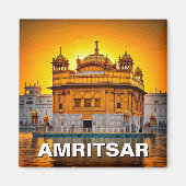 Amritsar Golden Tempel Magnet (Vorne)