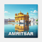 Amritsar Golden Tempel Magnet (Vorne)